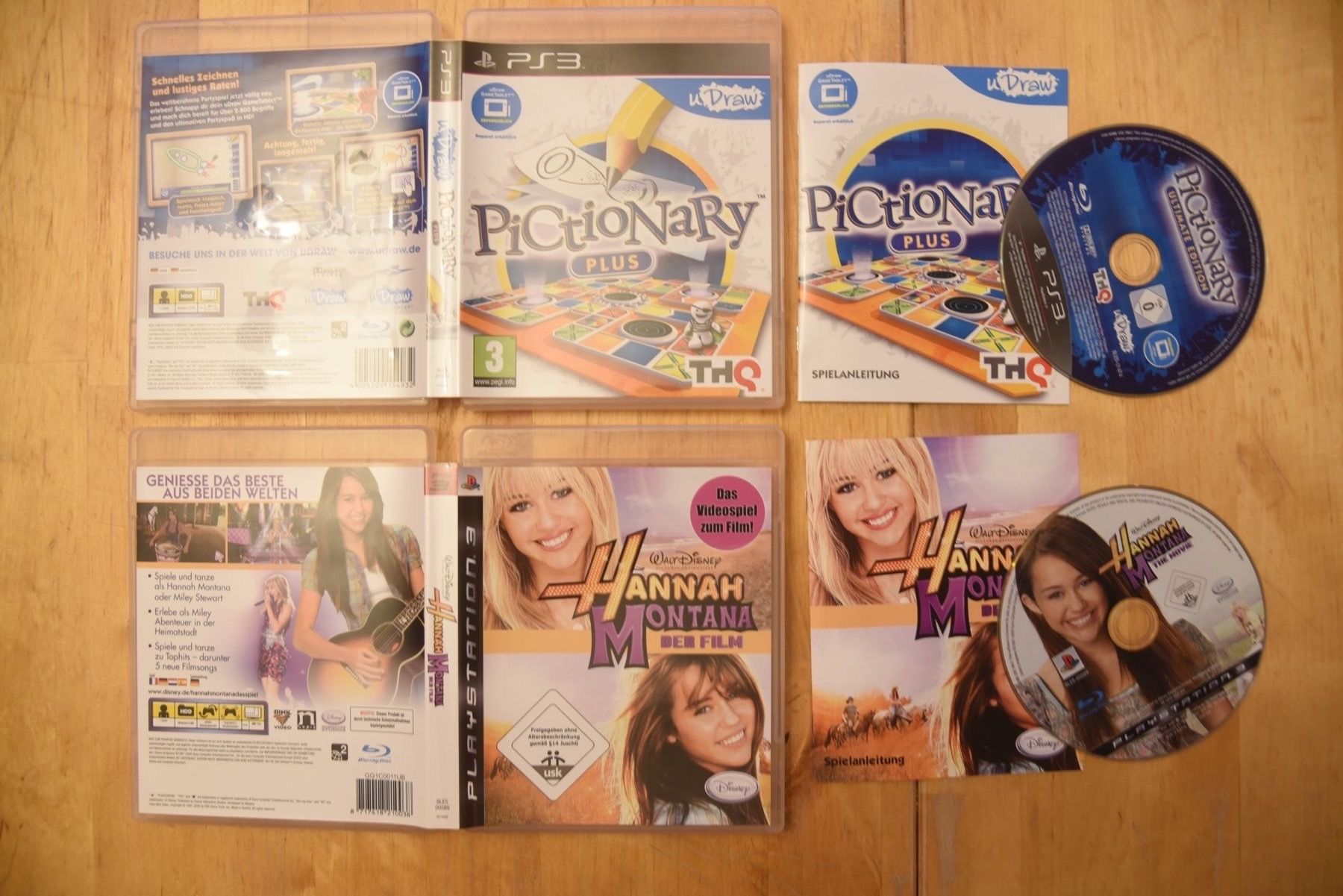 Spiele: Hannah Montana + Pictionary (CIB) – Gebraucht aus Frenkendorf von gelbeZinnie