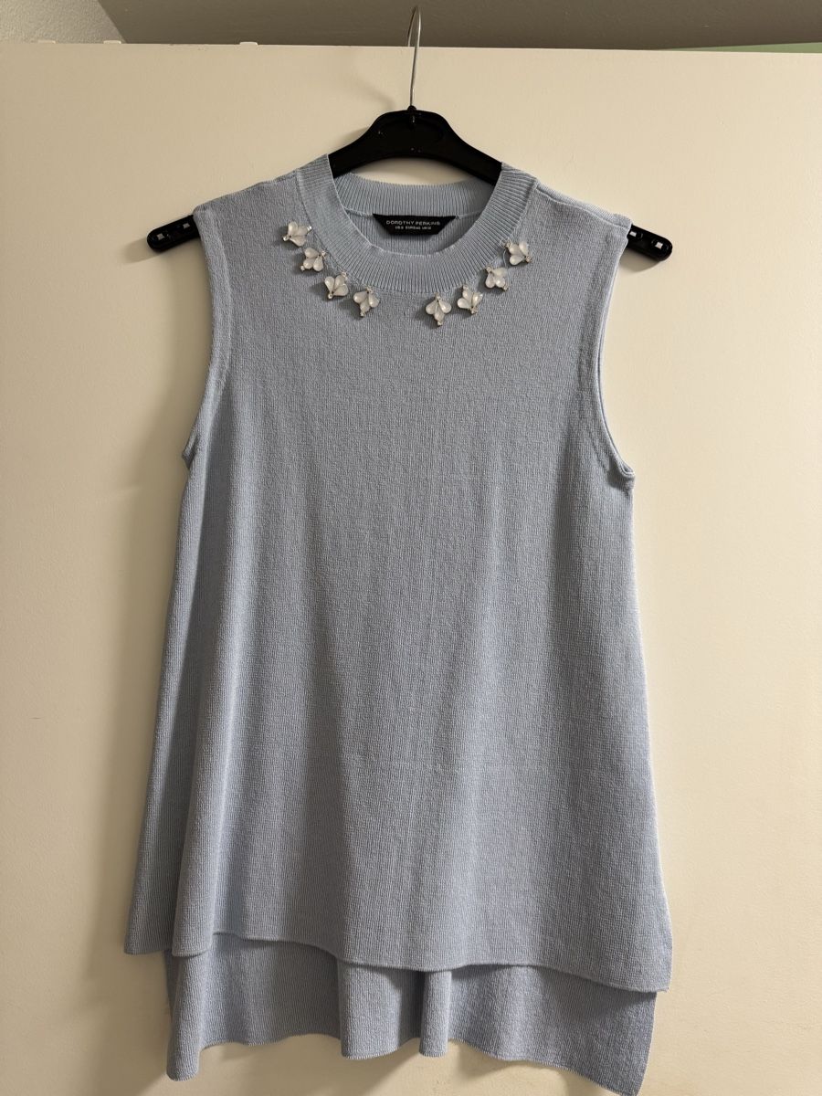Dorothy Perkins Camicette: Dorothy Perkins hellblaues Top, Grösse 40 – Usato da Küsnacht ZH venduto da IrischkaB