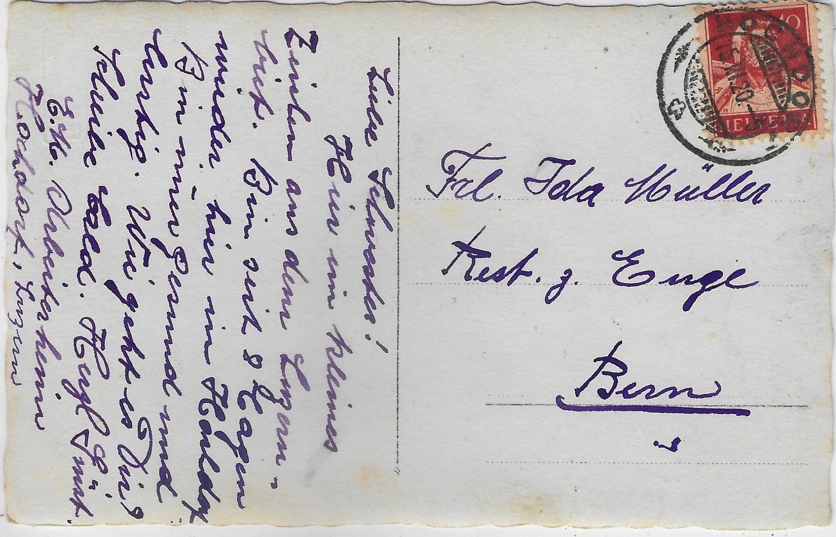 Cartoline postali: Männer Portrait aus Langnau i. E. - Stempel: Hochdorf – Usato da Ettingen venduto da Kartenplanet 1
