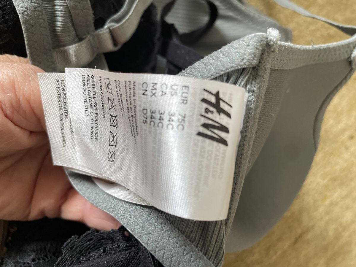 Lascana Altra biancheria intima: 3 wunderschöne BH lascana, H&M Gr 75/80C – Usato da Uster venduto da 69madonna 1