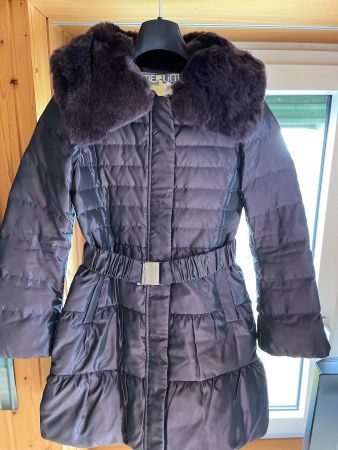 Daunenmantel Lila-Blau XS