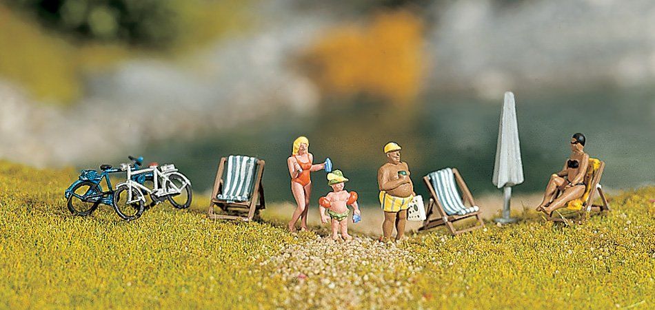 Noch Modelleisenbahnen: NOCH - 4 Mini-Dioramen "Freud & Leid" - 1:87 – Neu und originalverpackt aus Rotkreuz von MOBAHN-1zu87 7