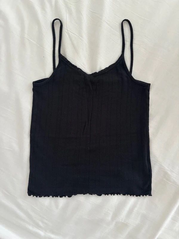 Top: Skall Top schwarz aus 100% Baumwolle – Nuovo (secondo la descrizione) da Zürich venduto da xxstellixx