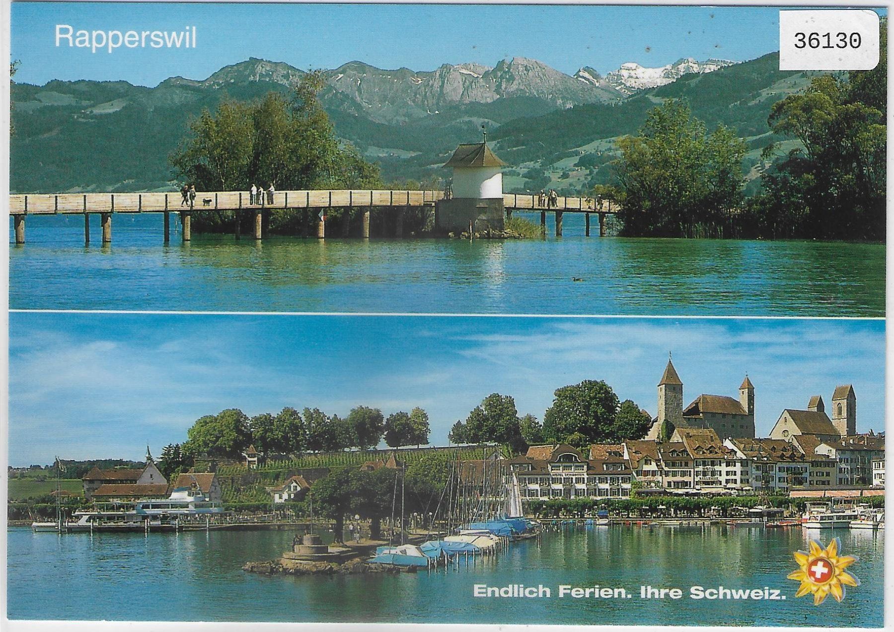 Cartoline postali: Rosenstadt Rapperswil-Jona – Usato da Ettingen venduto da Kartenplanet