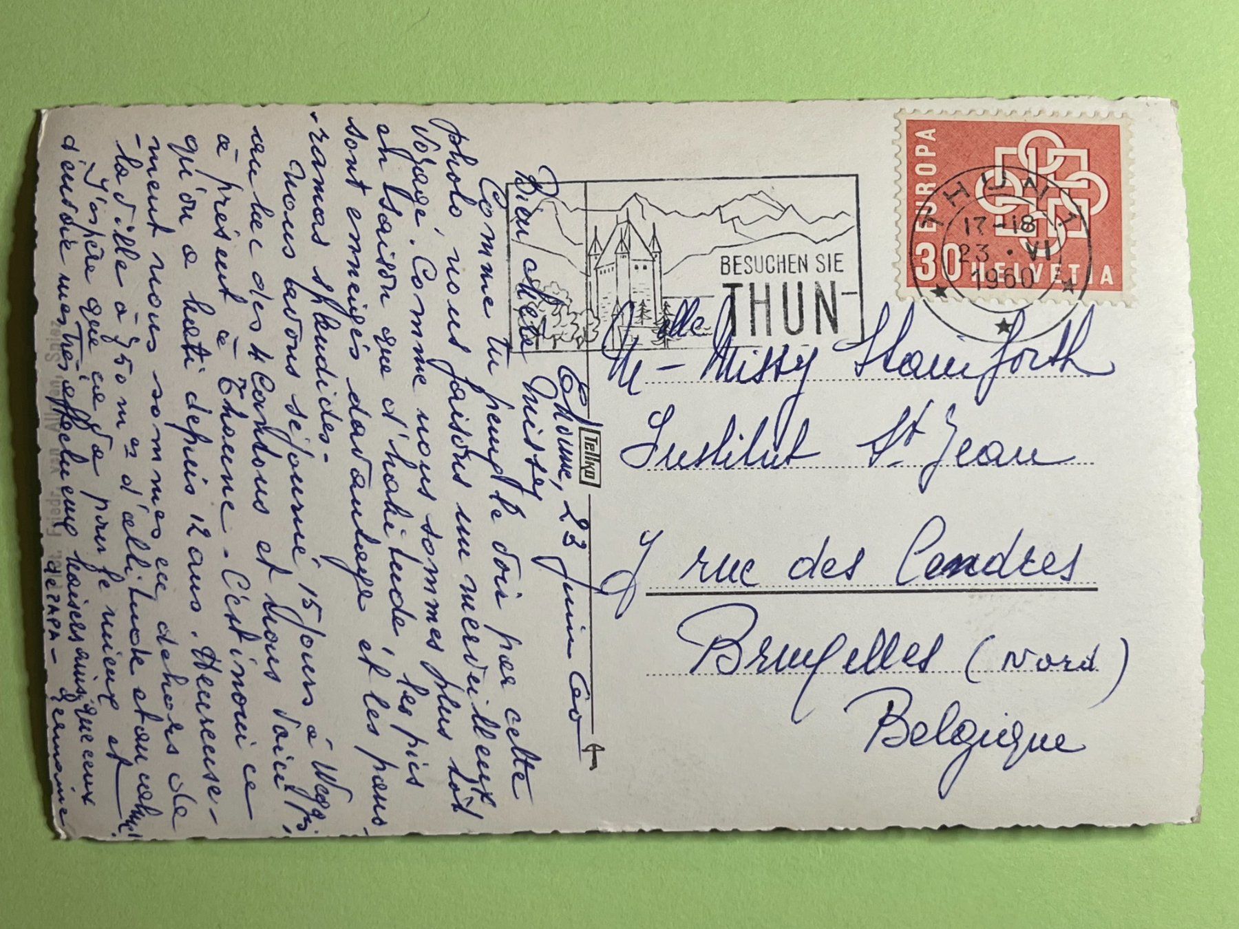 Cartes postales: Schloss Spiez – D'occasion à Steg VS par _vinci_ 1
