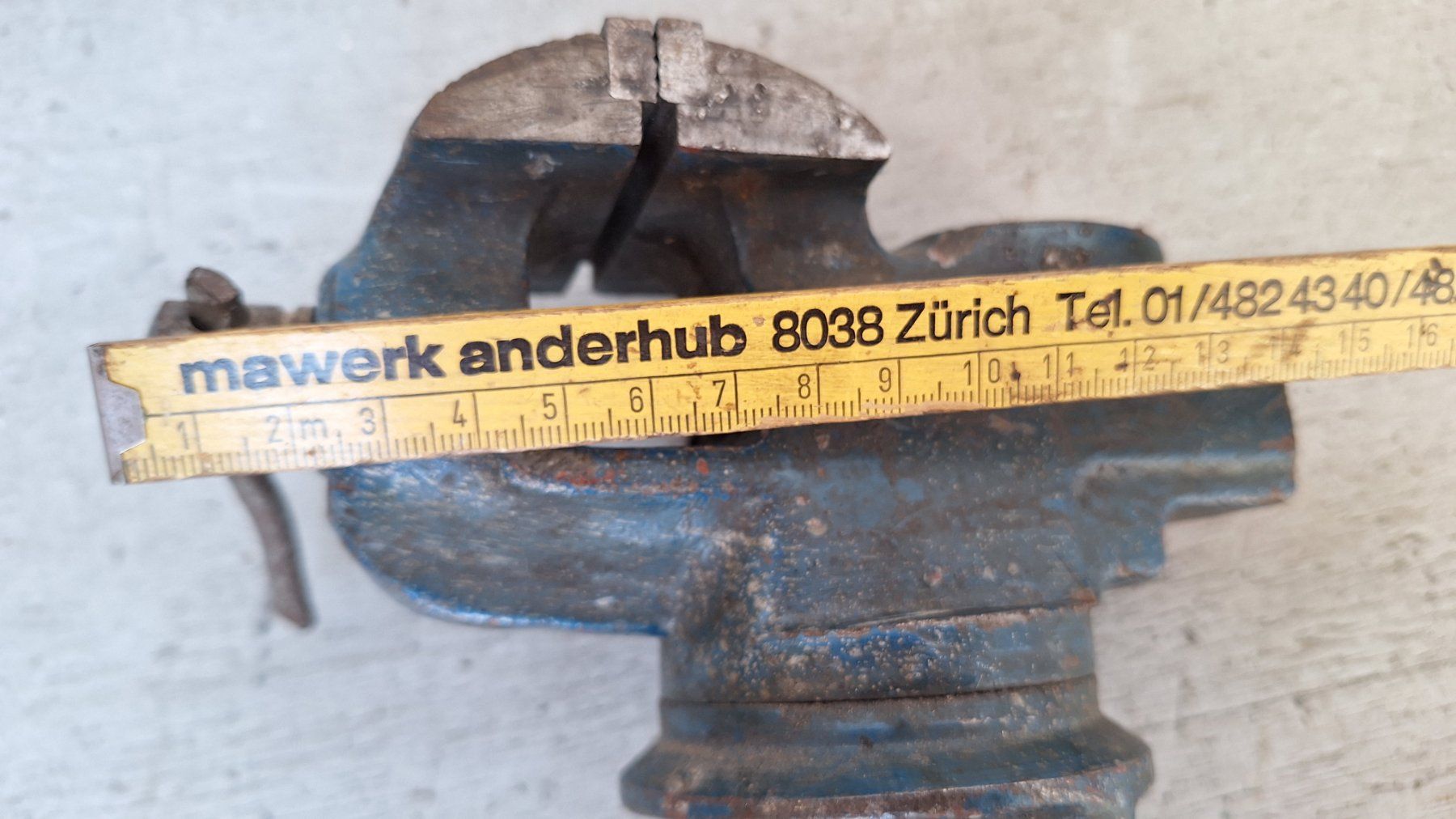 Alle Werkzeuge: Vintage Schraubstock  ,Scheunenfund – Gebraucht aus Dornach von majo8689 6