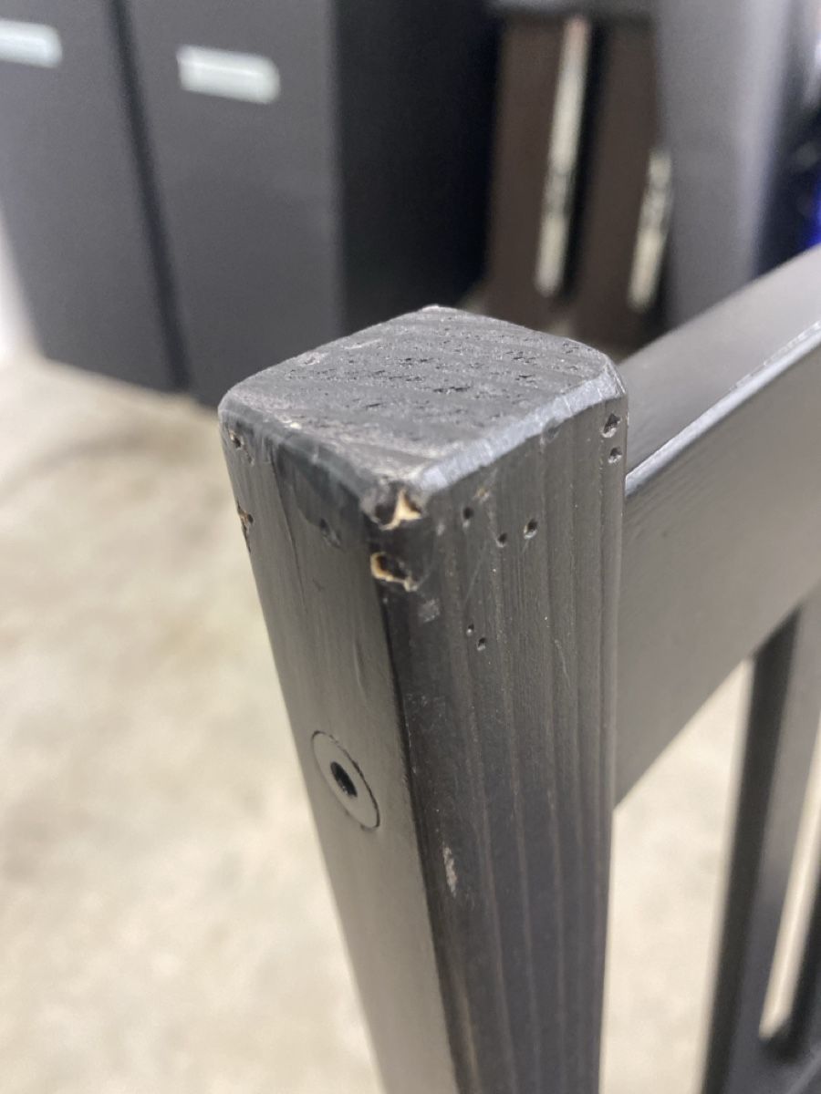 Ikea Sedie: Holzstuhl schwarz – Usato da Saland venduto da newalphabet 1