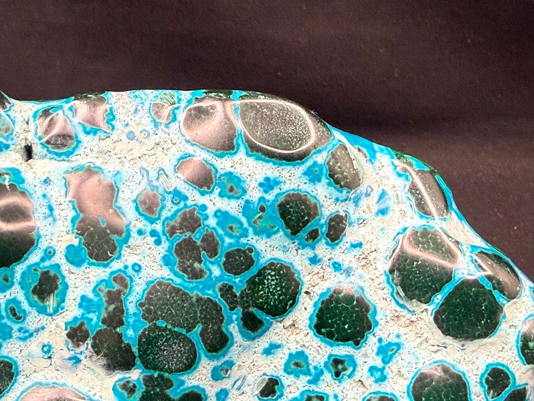 Minéraux & Lithothérapie: Malachit und Chrysocolla poliert – D'occasion à Schinznach Bad par Demerald 7