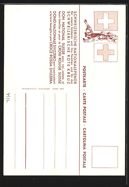 Fotos, Briefe & Postkarten: sign. H. Beutler: Schweizerisches Rot-Kr – Gebraucht aus Berlin von bartko-reher 1