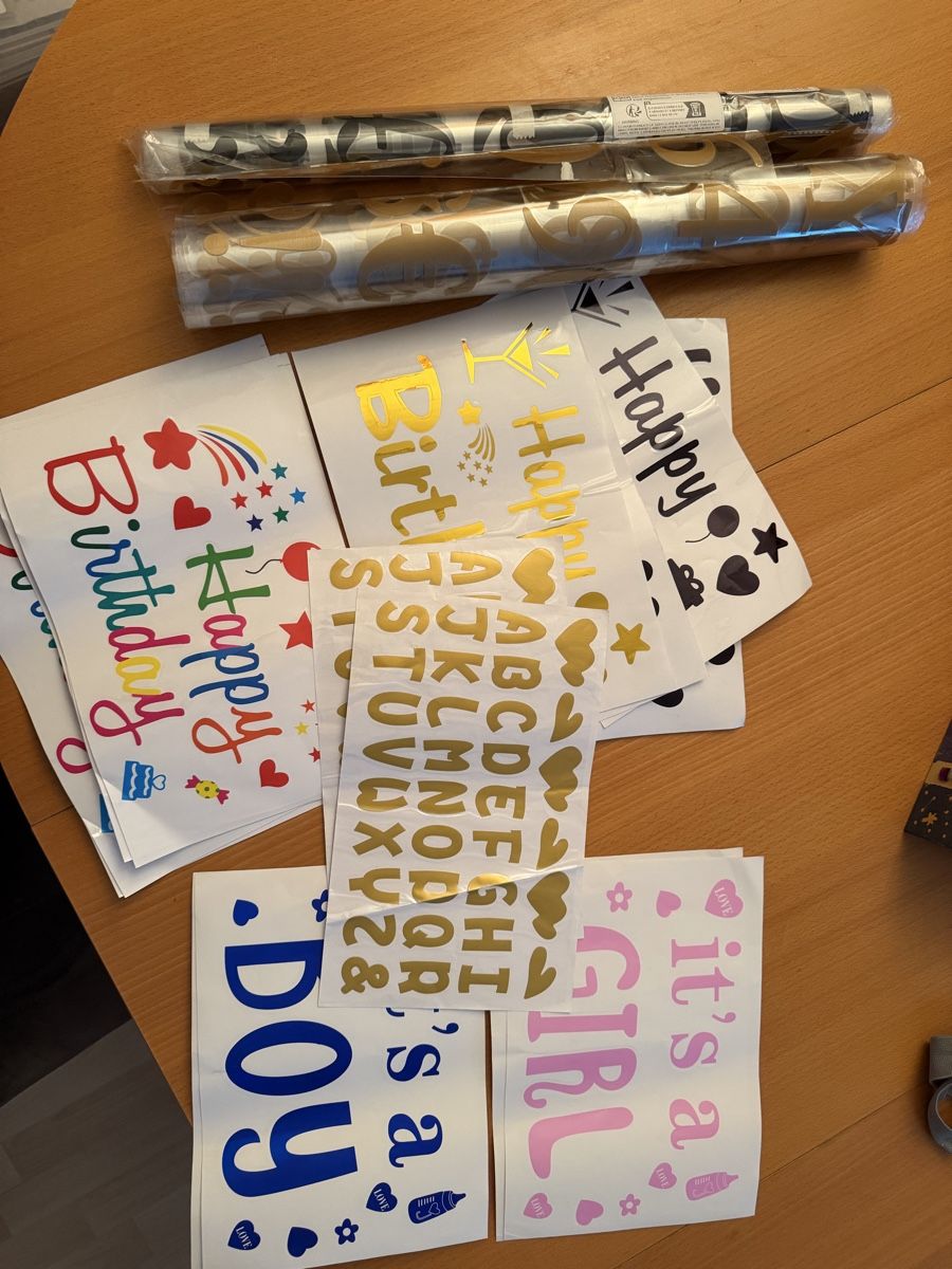 Altro in Decorazioni & Accessori: Klebefolie Happy Birthday – Nuovo (secondo la descrizione) da Zug venduto da AyseU