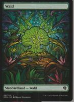 TCG Magic The Gathering MTG DMU 281 Wald (V.4) BASIC LANDS