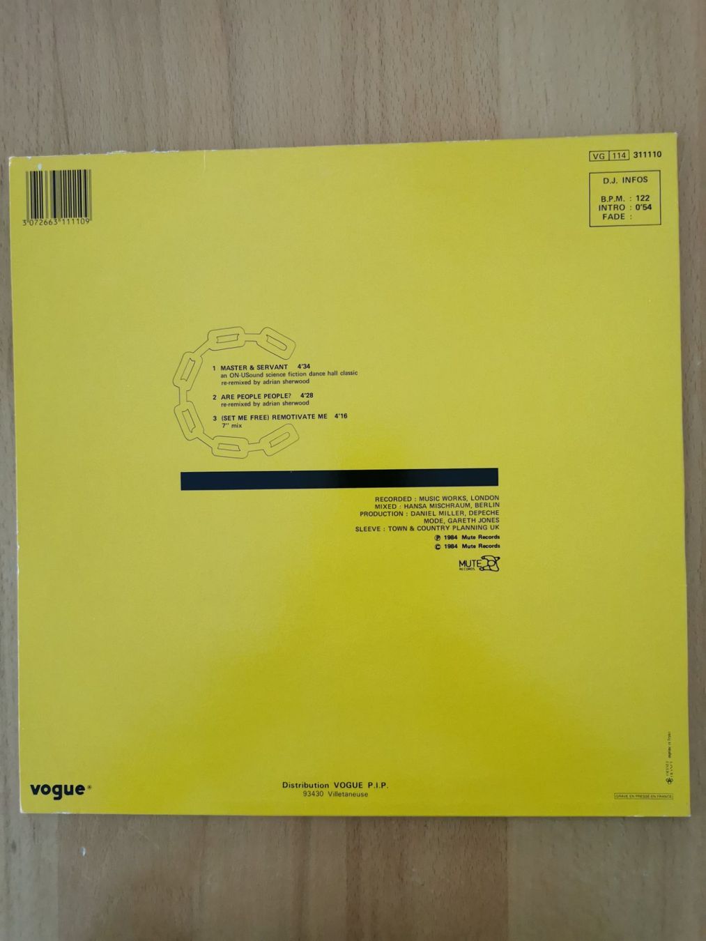 Dischi in vinile: Depeche Mode - Master & Servant - Vinyl Maxi Single - 1984 – Usato da St.Gallen venduto da Tamal0204 1