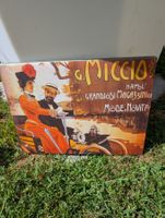 Vintage Wandbild G. Miccio Napoli - cm 46 x 34.5