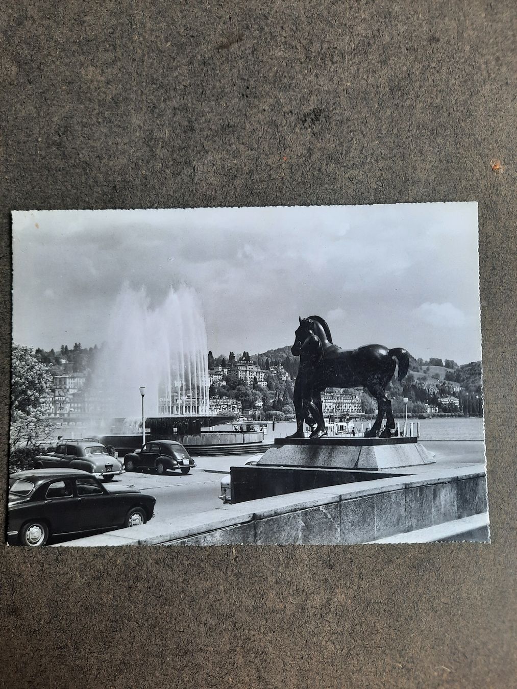 Cartoline postali: alte Ansichtskarte Luzern, Wagenbachbrunnen, ca. 1960 – Usato da Nottwil venduto da mar_jqm7
