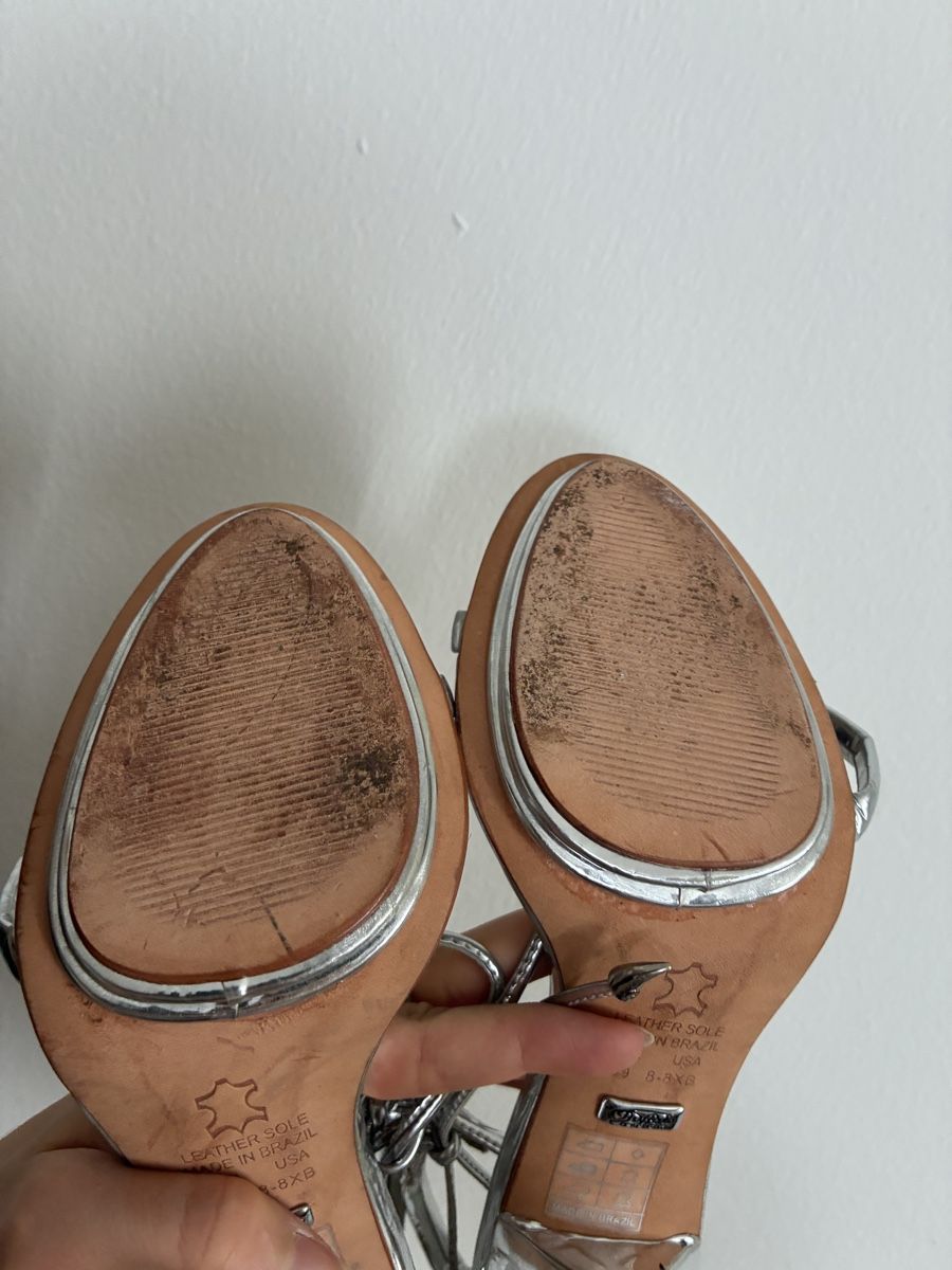 Buffalo Scarpe da donna: Buffalo silberne High Heels/Pumps – Usato da St. Gallen venduto da Kollision 4