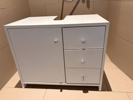 Badezimmer-Unterschrank weiss