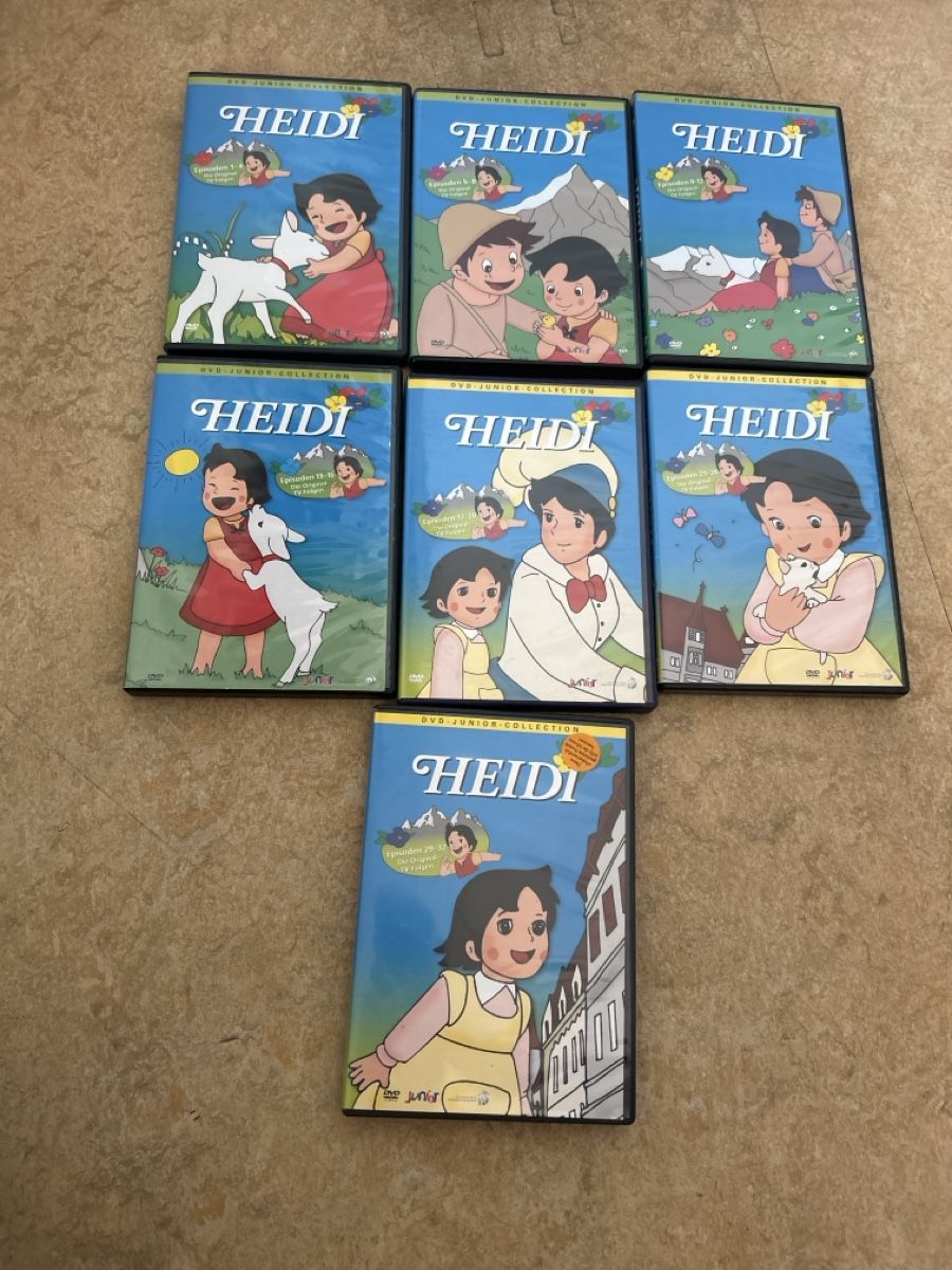 Tutti i DVDs: DVD Serie HEIDI DVD Junior Collection 7er Set – Usato da Urdorf venduto da 2msa2