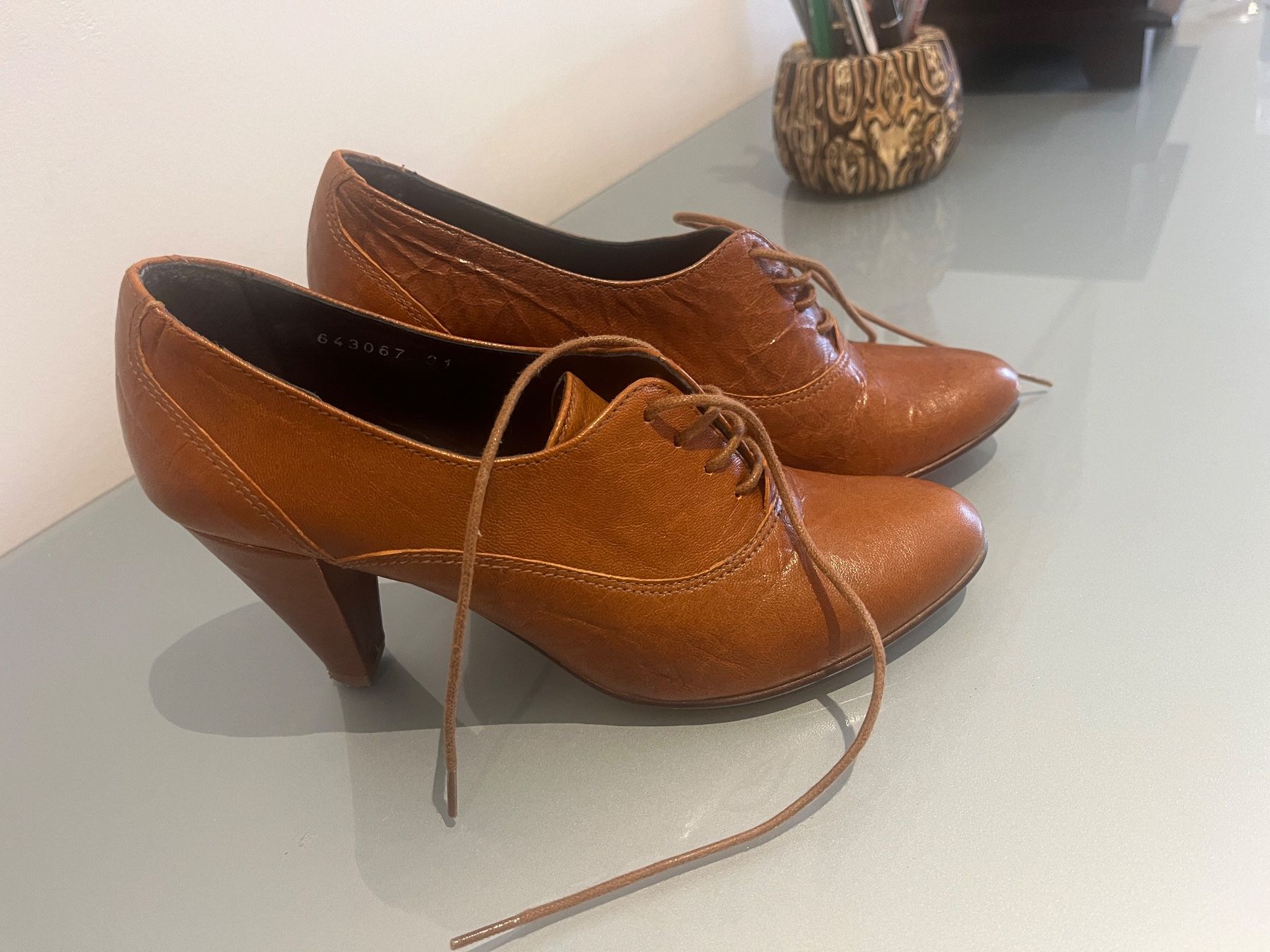 Scarpe da donna: Schicke Görtz Schnürschuhe Gr. 36 Leder – Usato da Davos Wiesen venduto da Roseli21 2