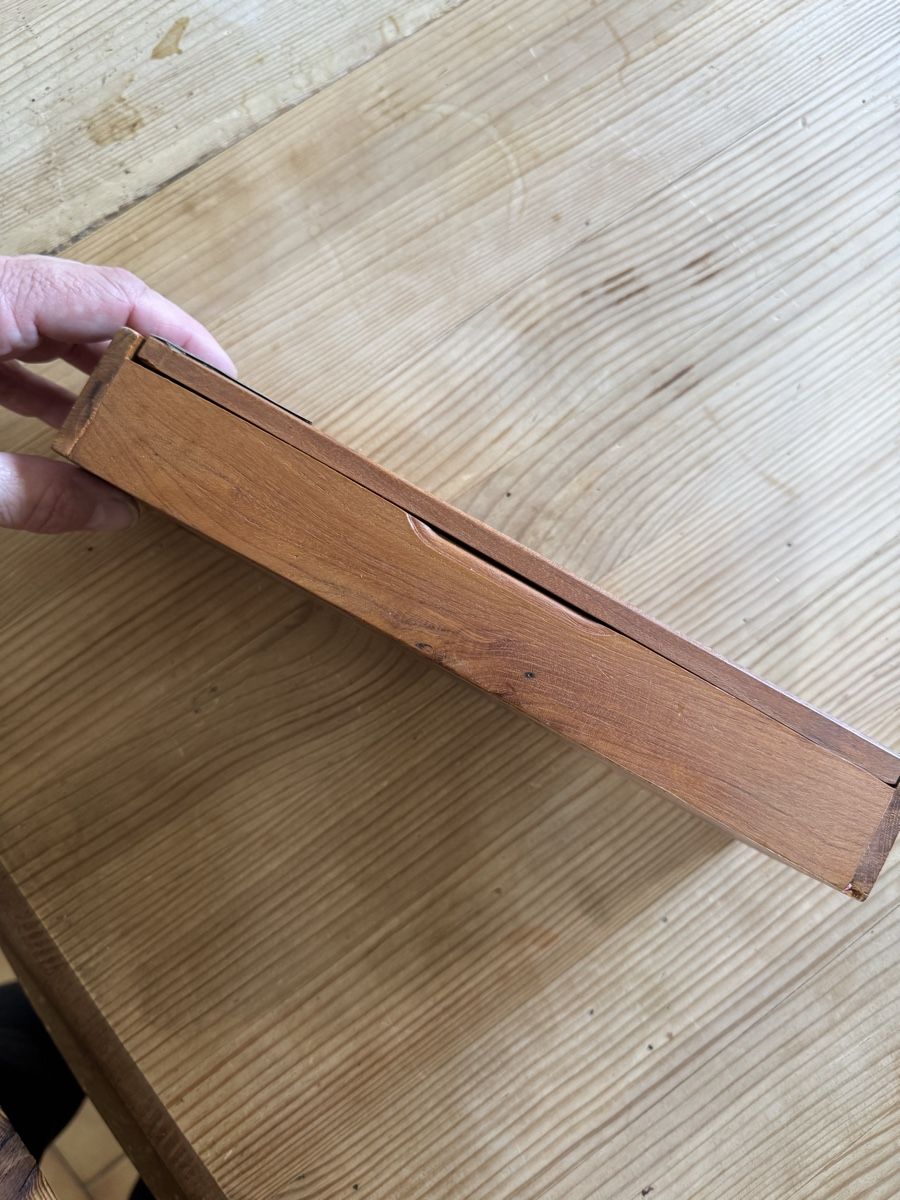 Tutte le decorazioni: Boîte ancienne en bois decor argenté! – Usato da Veyrier venduto da kimedovapa 2