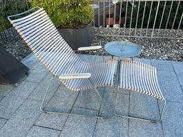 HOUE Lounge Chair Click inkl. Fusshocker und Beistelltisch