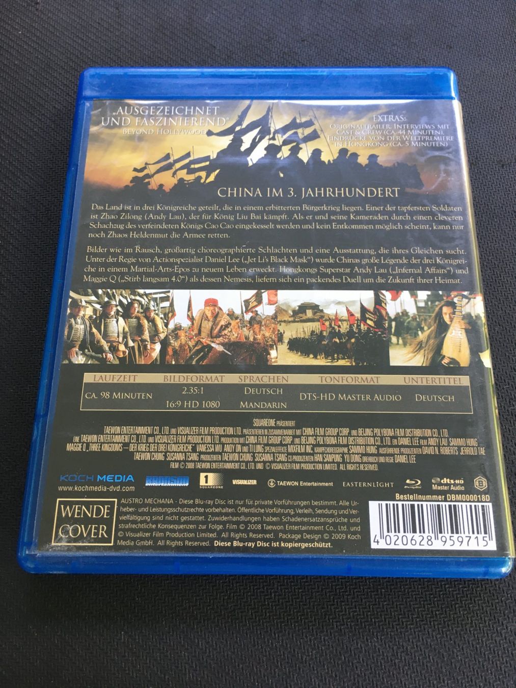 Tutti i DVDs: Three Kingdoms [Blu-ray] – Usato da St.Gallen venduto da MedienJoe 1