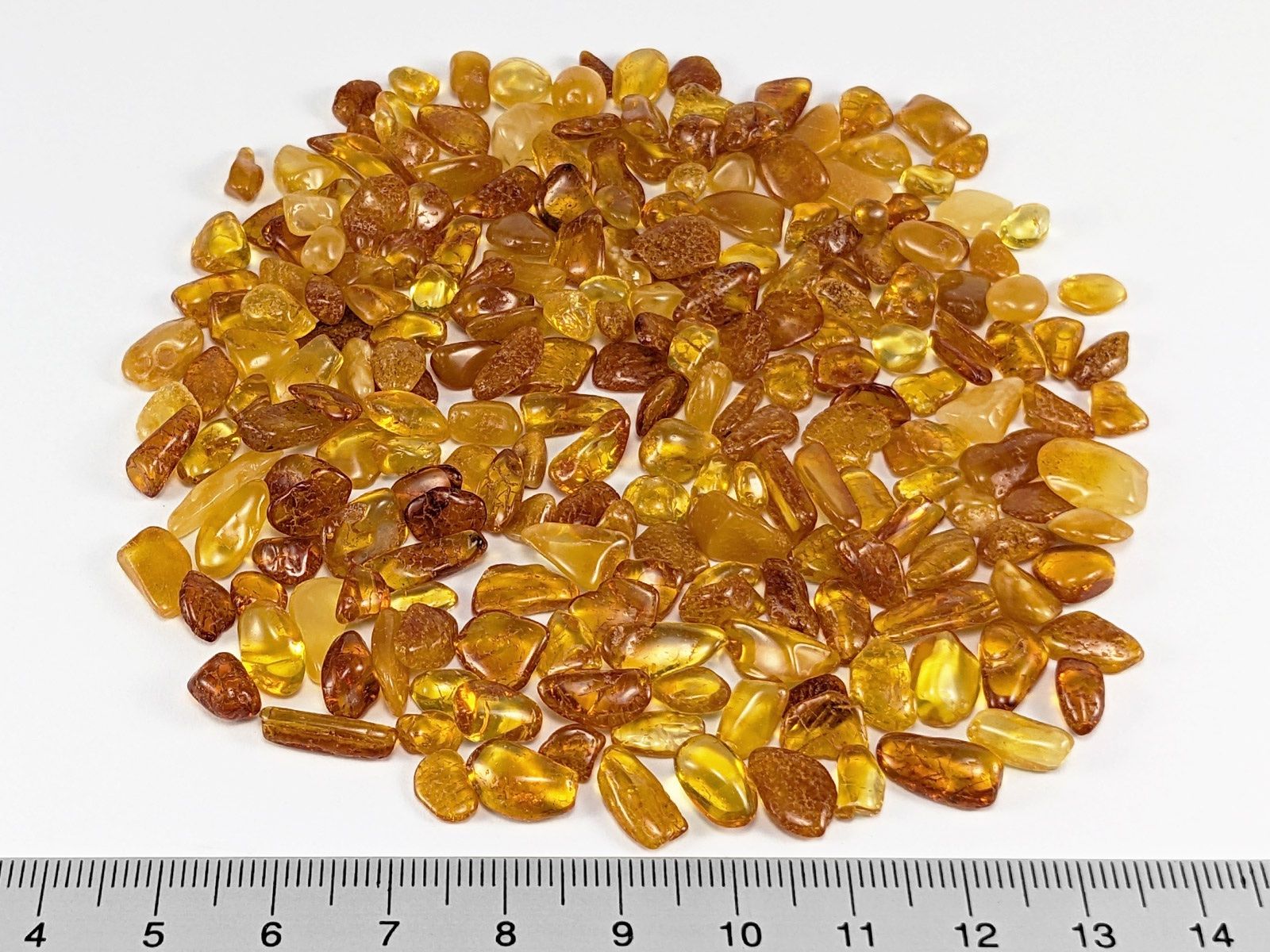 Minerali & Pietre curative: Bernstein getrommelte Splitter 20 Gramm – Nuovo e nell'imballaggio originale da Meilen venduto da StoneGarden