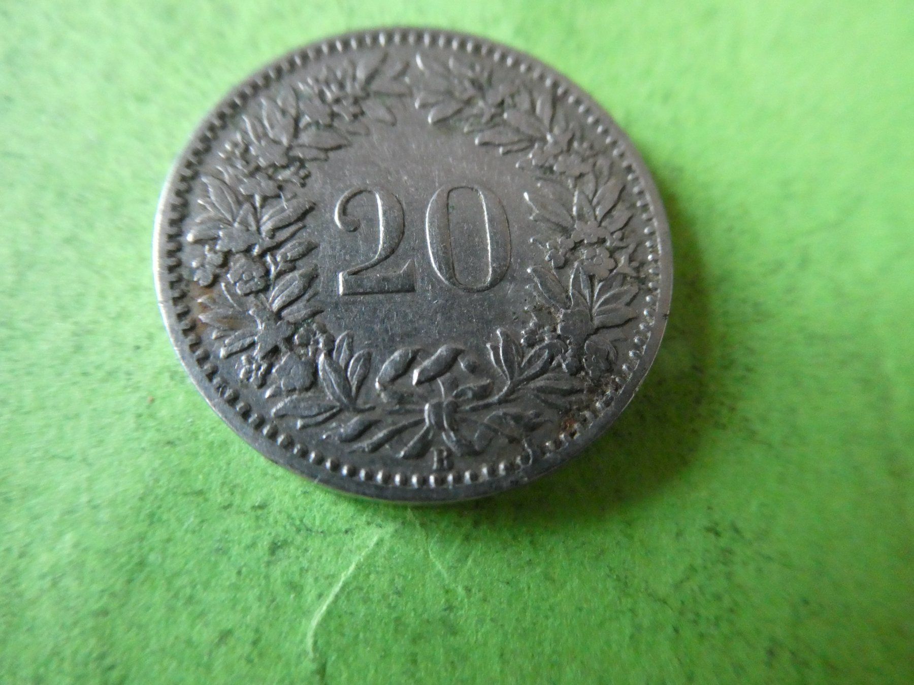 Toutes les monnaies: Schweiz 1899, 20 Rappen – D'occasion à Hinterforst par Rohusri 1