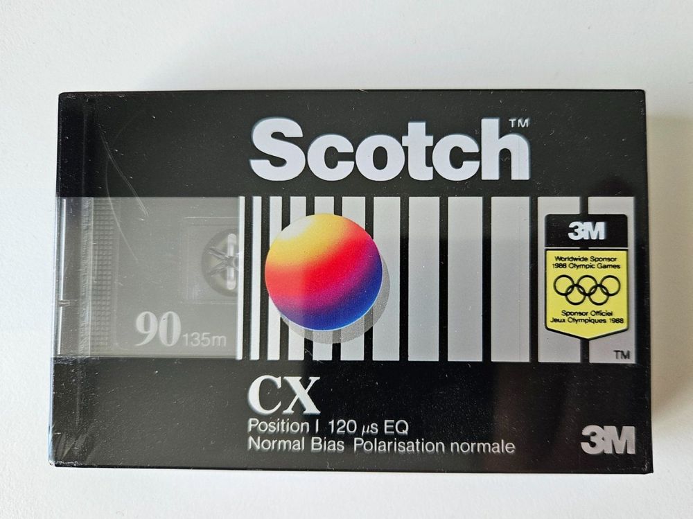 1x Scotch CX90 Normal Bias Musikkassette (Neu) (Neu und ...
