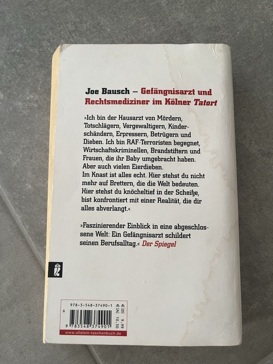 Libri: Buch - Knast  – Usato da Oberrohrdorf venduto da S.Marisa 1