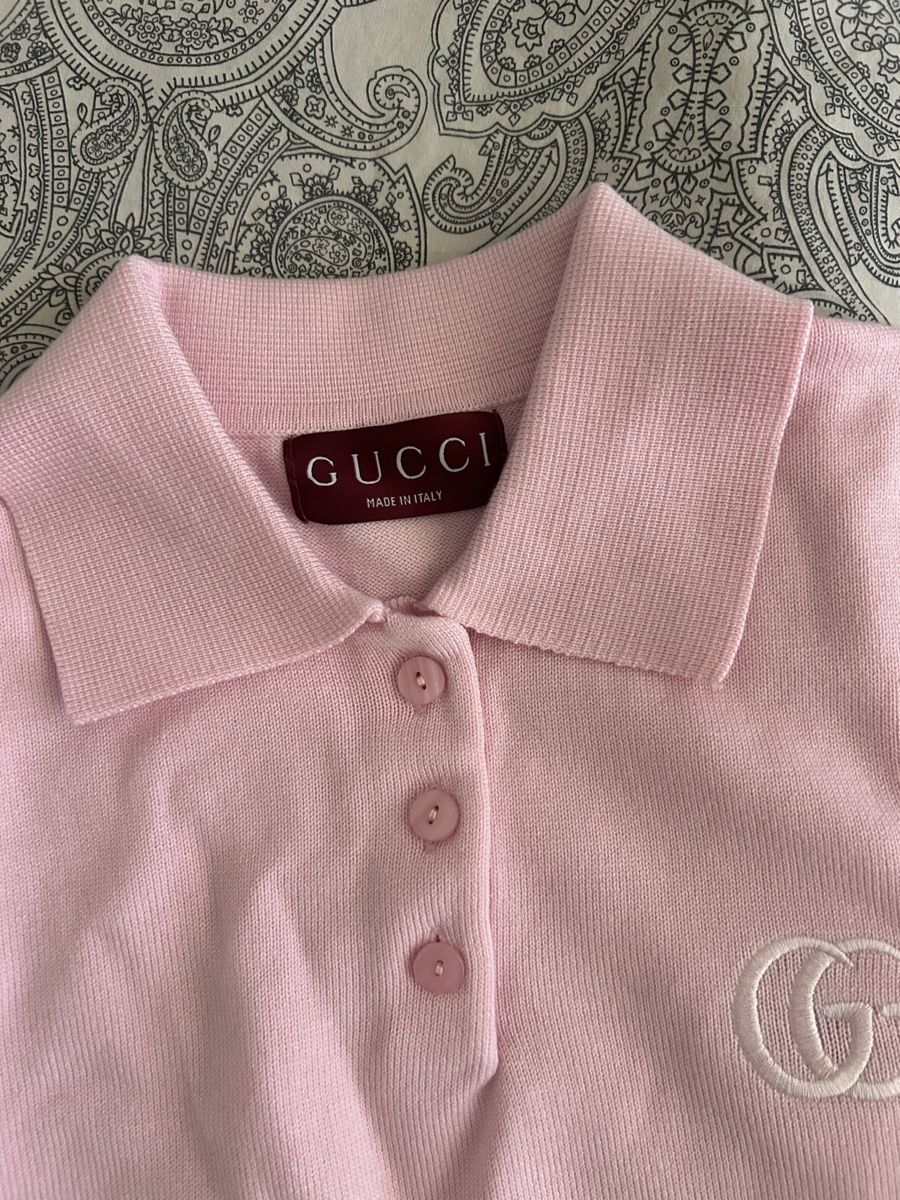 Polos: Polo GUCCI rose taille S – D'occasion à Lausanne par van_l9k7 1