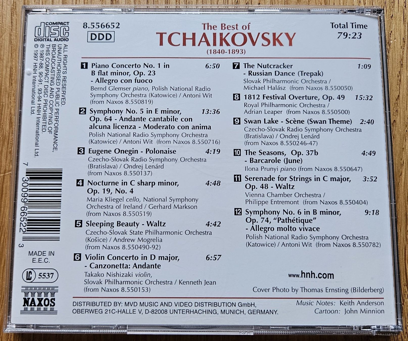 CD: CD The Best of Tchaikovsky – Usato da Schaffhausen venduto da asyouwestley 2