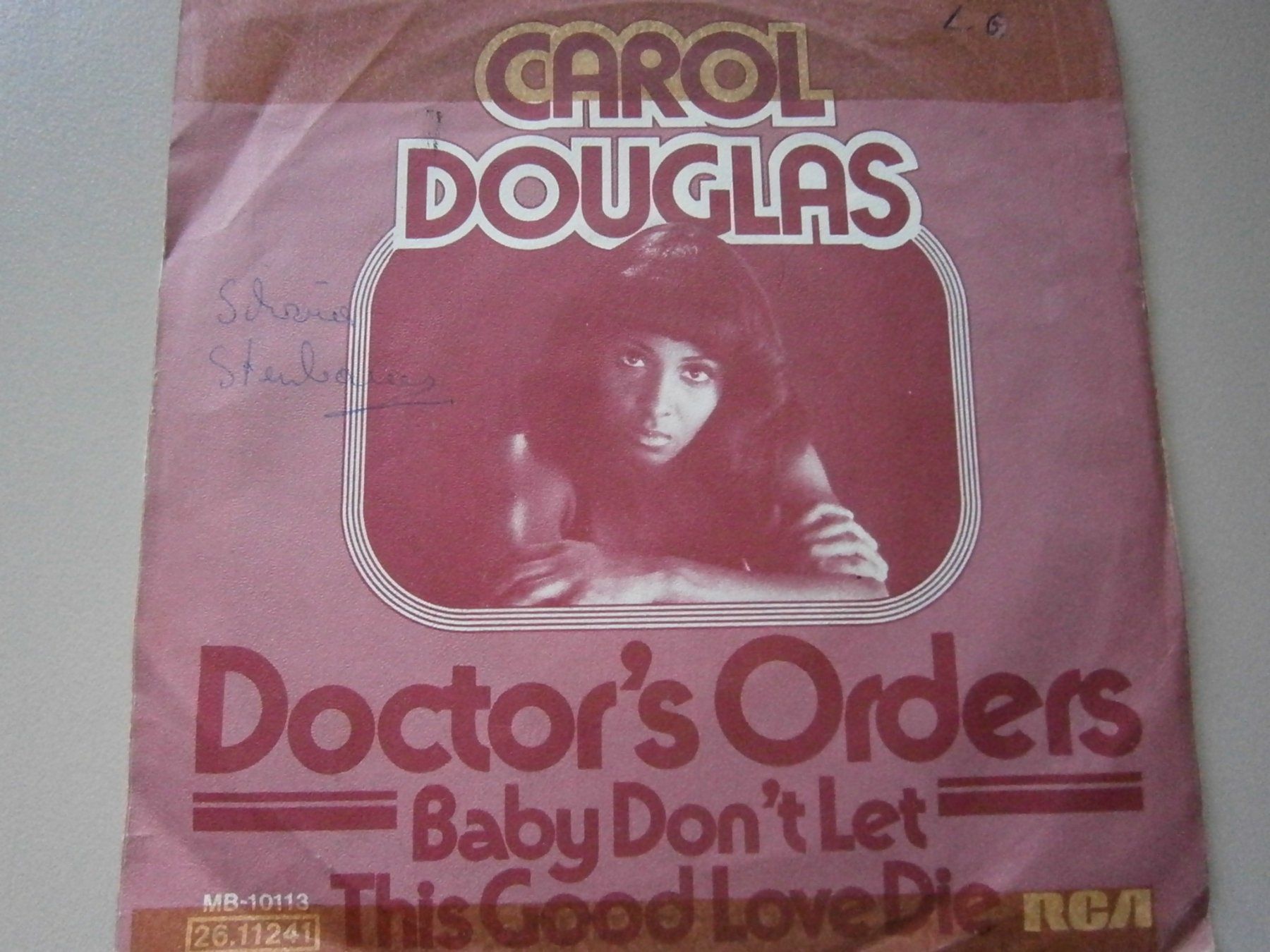 Schallplatten: Vinyl-Single Carol Douglas - Doctor's Order – Gebraucht aus Langenthal von Modo39