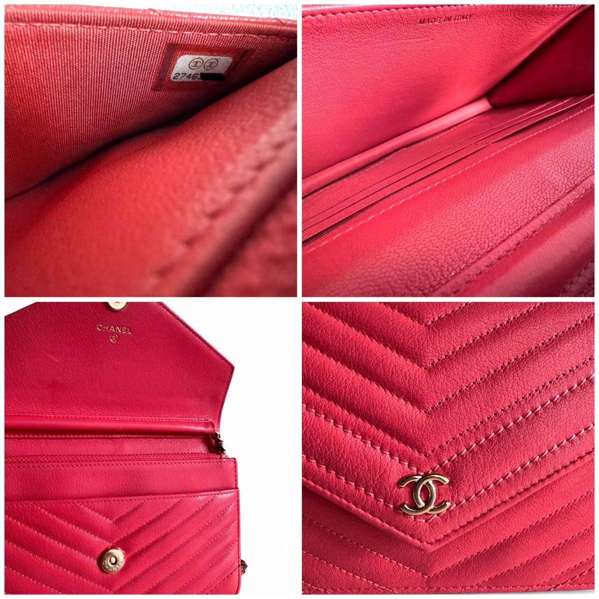 Chanel Borse da donna: Chanel Chevron Statement Wallet On WOC Chain Tasche – Usato da Kriens venduto da hannaandkiko 8
