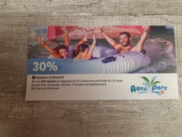 30% tageseintritte aquaparc, le bouveret