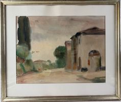 Carl BIERI (1894-1962) Landschaft Aquarell Signiert