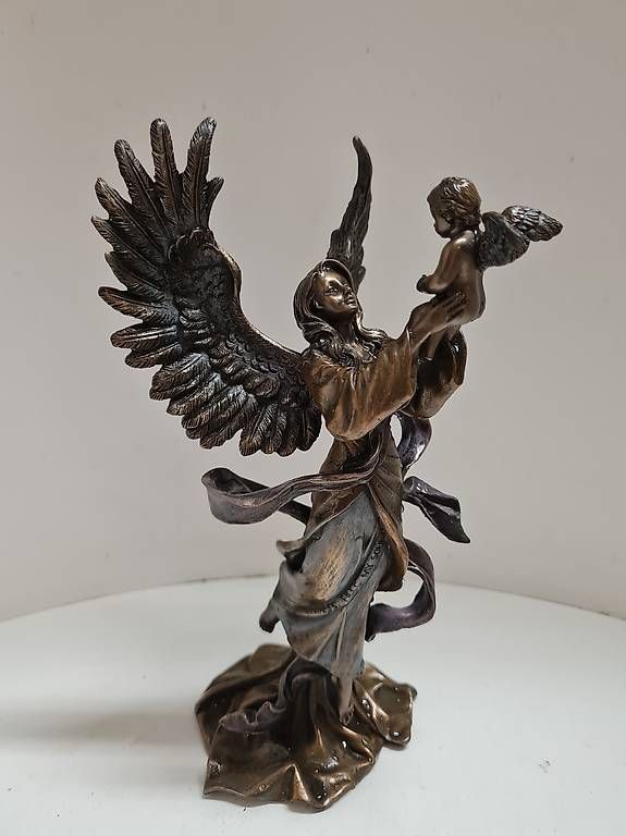 Figuren: Engel mit Kind  – Gebraucht aus Kriens von LotusOase 3
