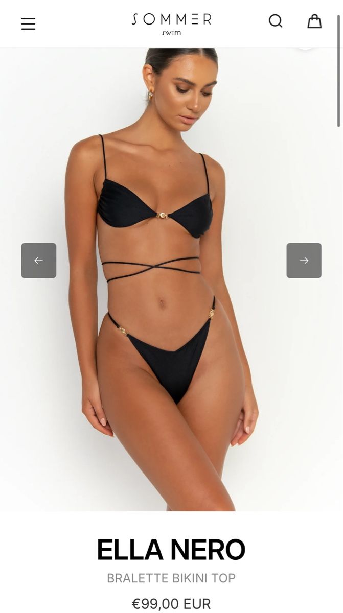 Badekleider & Bikinis: Sommer Swim Bikinitop ella nero M – Neu (gemäss Beschreibung) aus Heiden von sch_ky7m 1