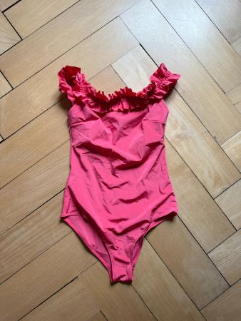 Monokini Badeanzug pink mit Rüschen 36