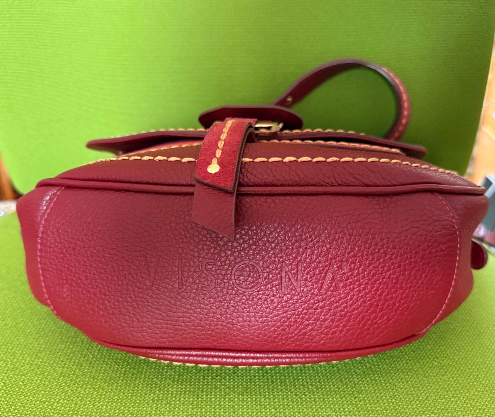 Taschen für Damen: Tasche / Satchel Leder PLINIO VISONA' – Neu (gemäss Beschreibung) aus Frauenfeld von Scleo 5