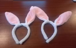 24x Hasenohren-Stirnband / Bandeau oreilles de lapin
