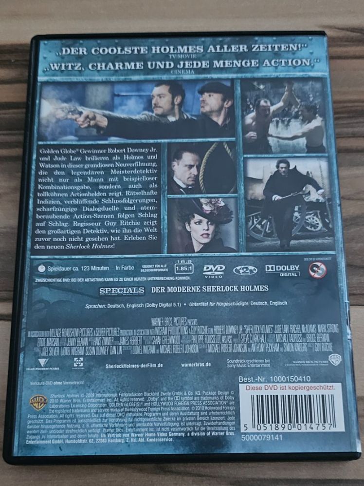 Tutti i DVDs: SHERLOCK HOLMES/ DVD – Usato da Geuensee venduto da jes_9xyk 1