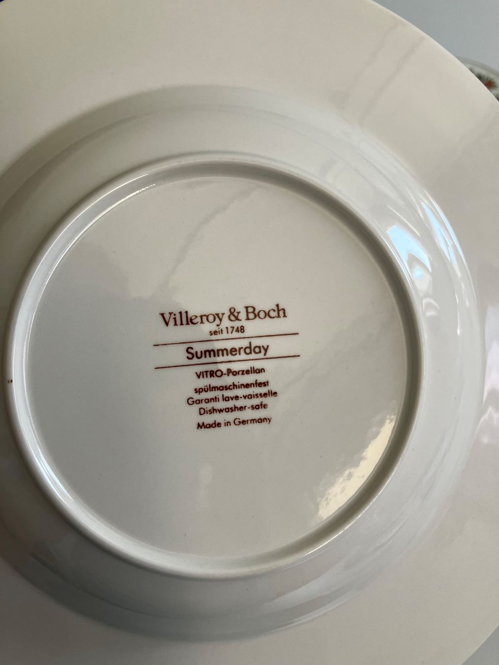 Villeroy & Boch Set di piatti: Summerday Villeroy & Boch Geschirrset 92 Teile – Usato da Aarburg venduto da Wendepunkt_Fundgrube 4