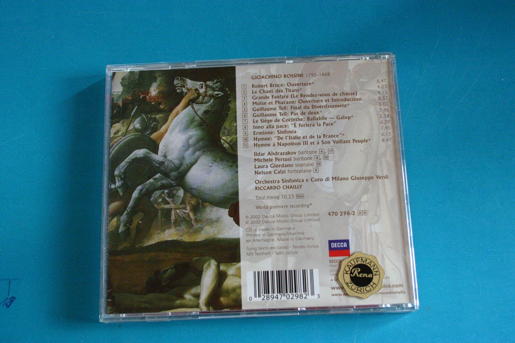 CDs: ROSSINI DISCOVERIES – D'occasion à Winkel par Gallica 1
