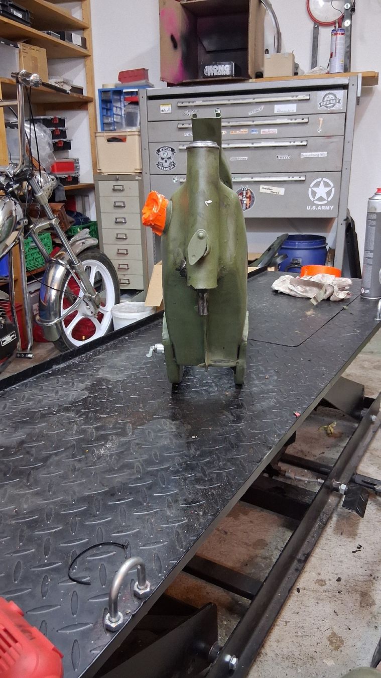 Piaggio Parti ricambio per ciclomotori: Piaggio Ciao Rahmen mit Ausweis – Difettoso da Wolfenschiessen venduto da 2-stroke-garage 2
