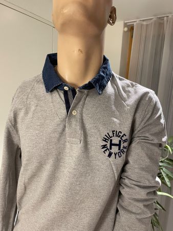 Polo manches longues/Langarmshirt - Tommy Hilfiger: XL