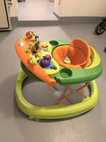 Chicco Babygehhilfe mit Spielcenter grün orange gebraucht