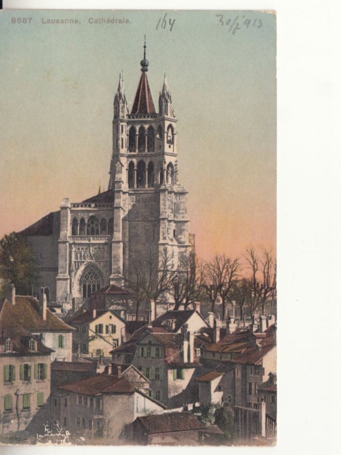 Cartoline postali: Lausanne 1913 – Usato da Bürglen TG venduto da StampGraf