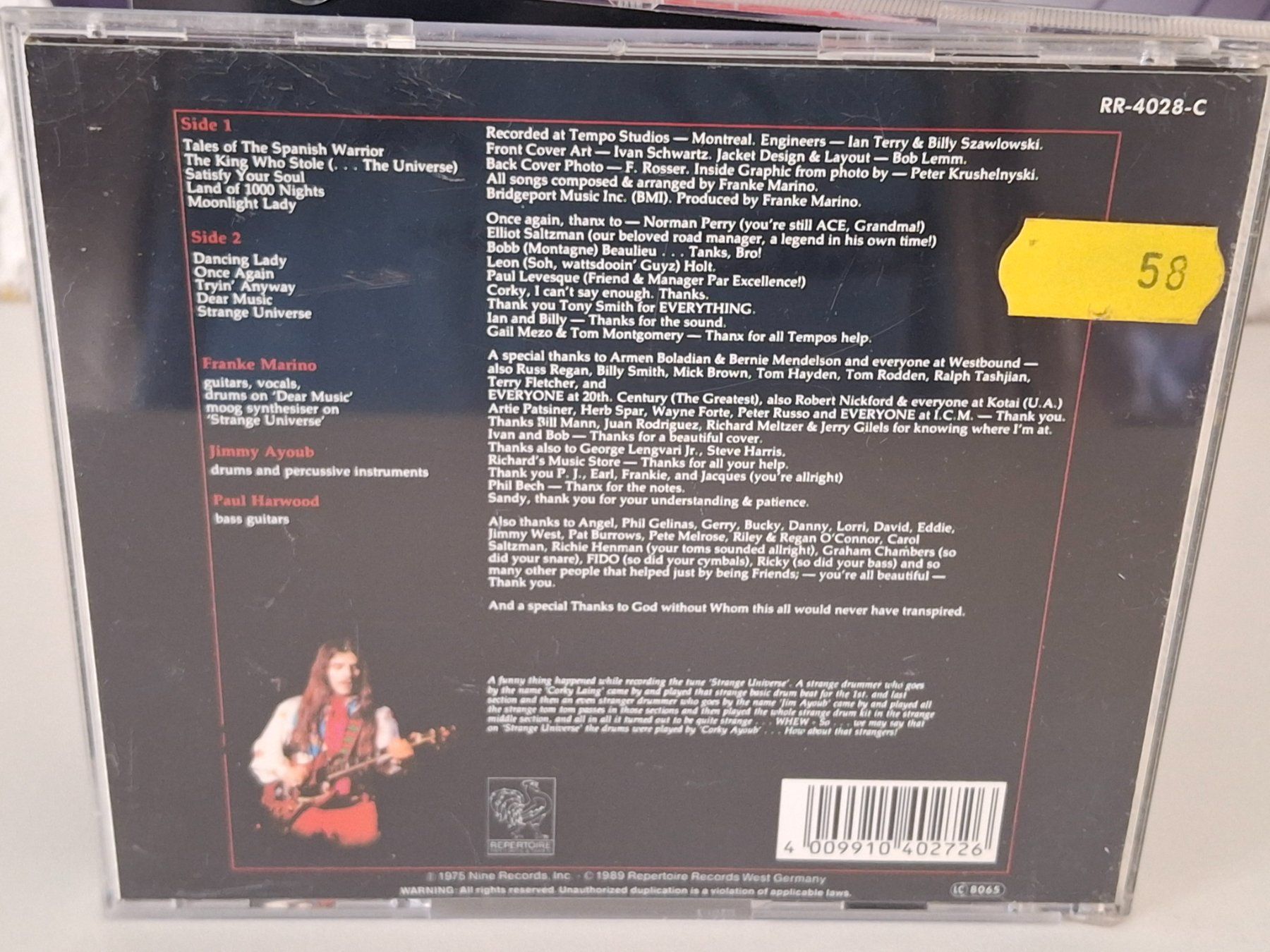 CD: CD Mahogany Rush - Strange Universe  /  Prog. Rock – Usato da Aarberg venduto da Jackup1 1