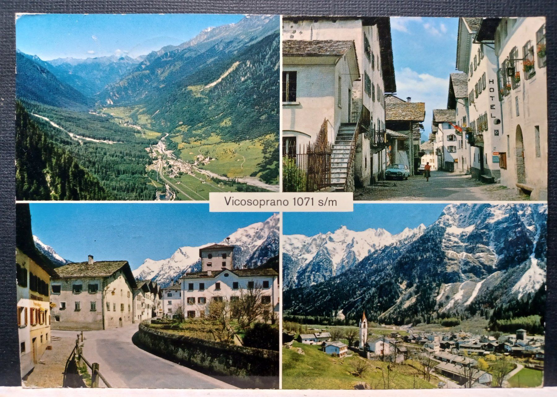 Cartoline postali: Vicosoprano GR, 1968 – Usato da Aarau Rohr venduto da mgvw