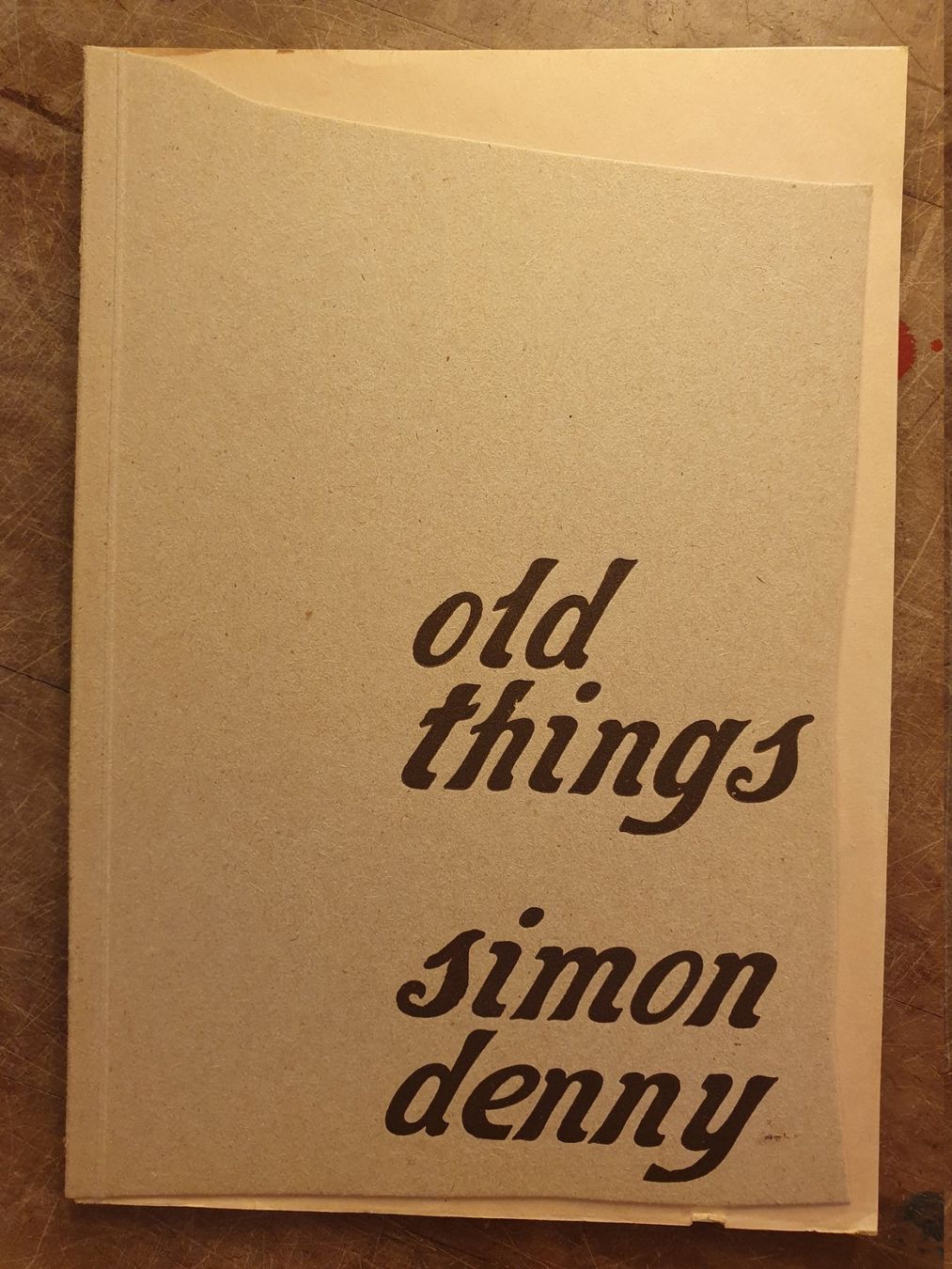 Livres: Old Things - Simon Denny – D'occasion à Zürich par loosebone
